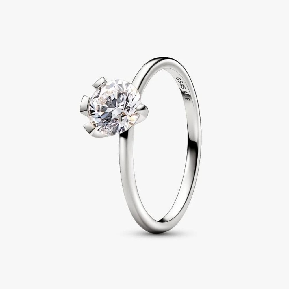 Pandora Nova 14k White Gold Lab-grown Diamond Ring1.00 ct TW, 14k white gold